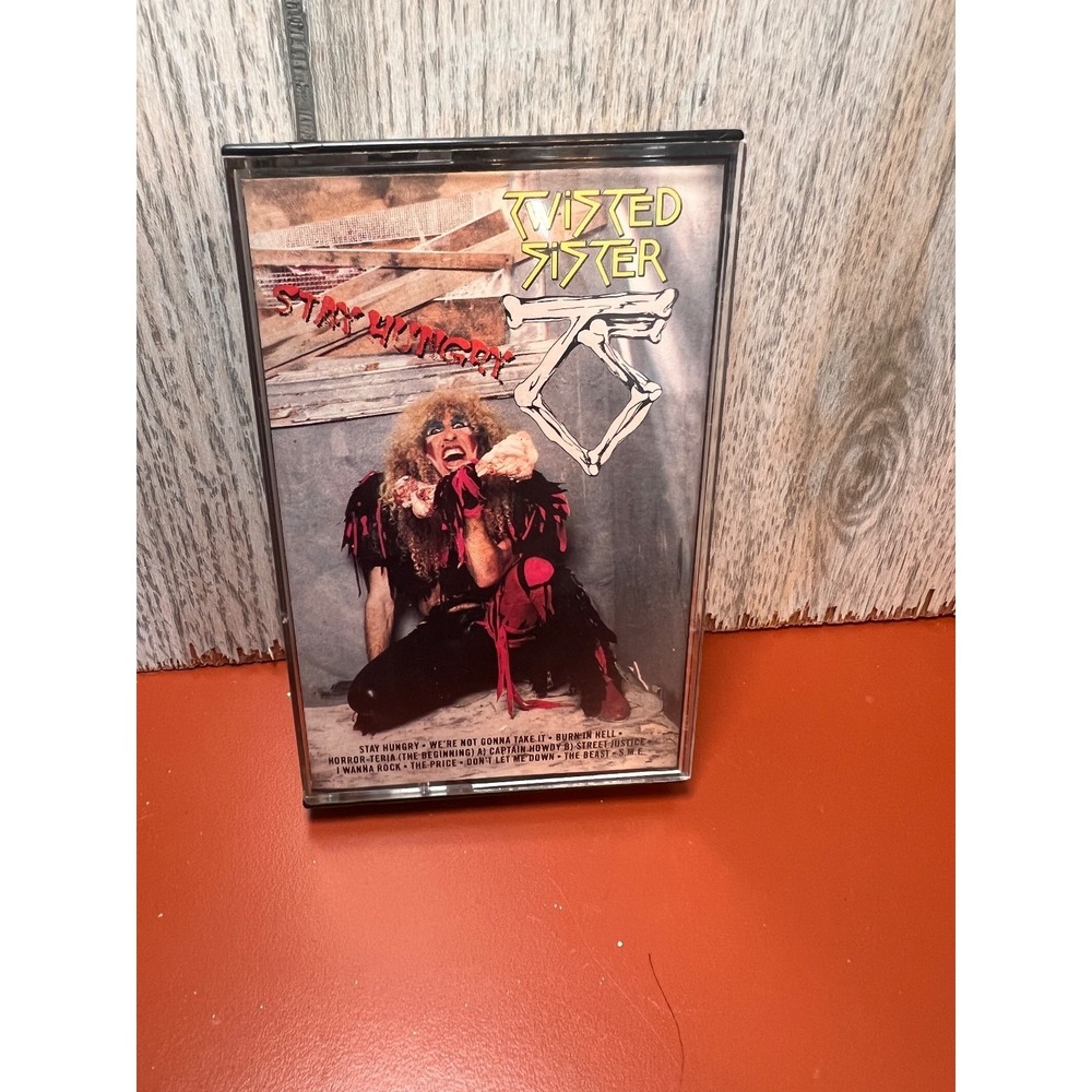 Twisted Sister / Stay Hungry Cassette Tape 1984 Atlantic.